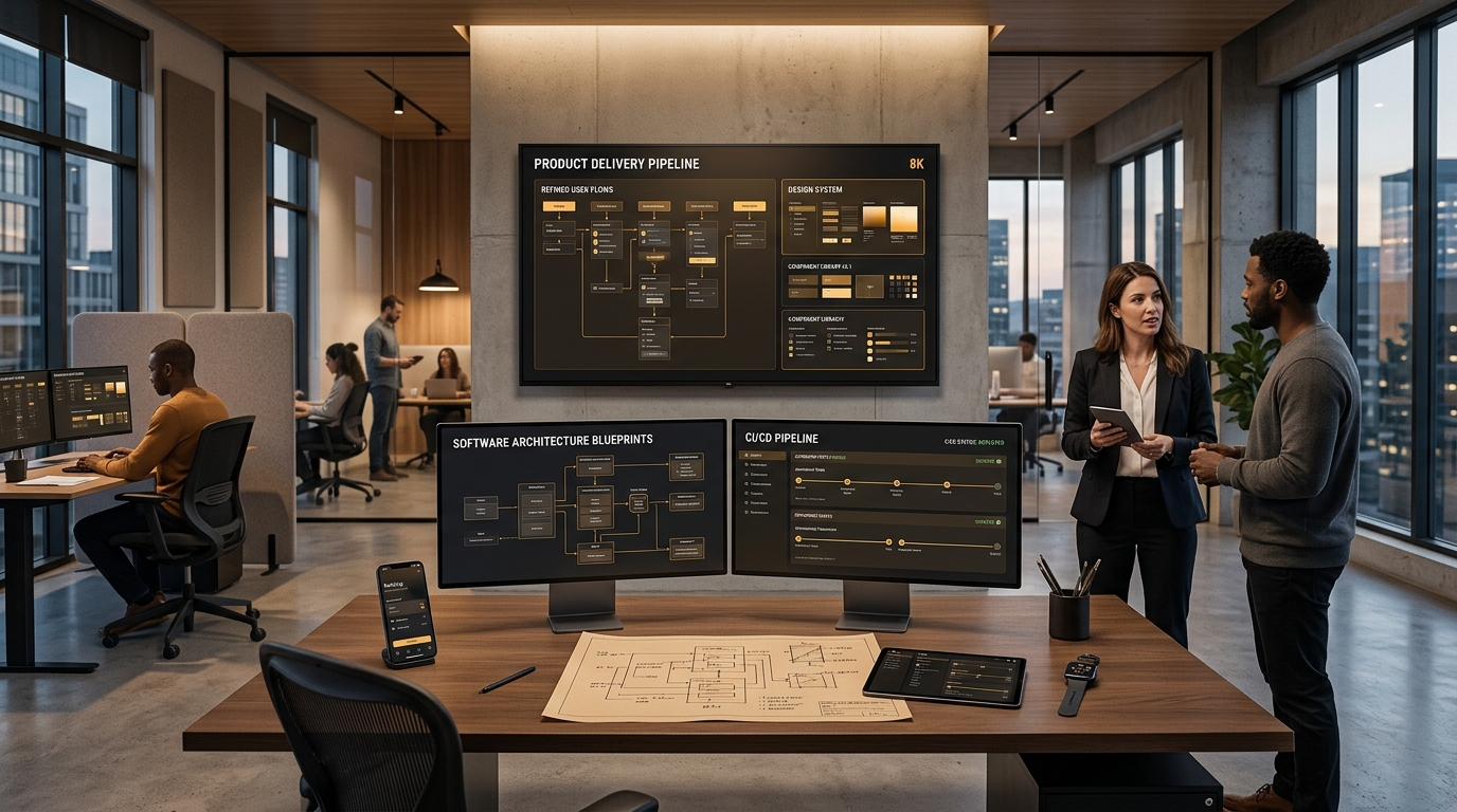 WebFarm product delivery pipeline and engineering workspace