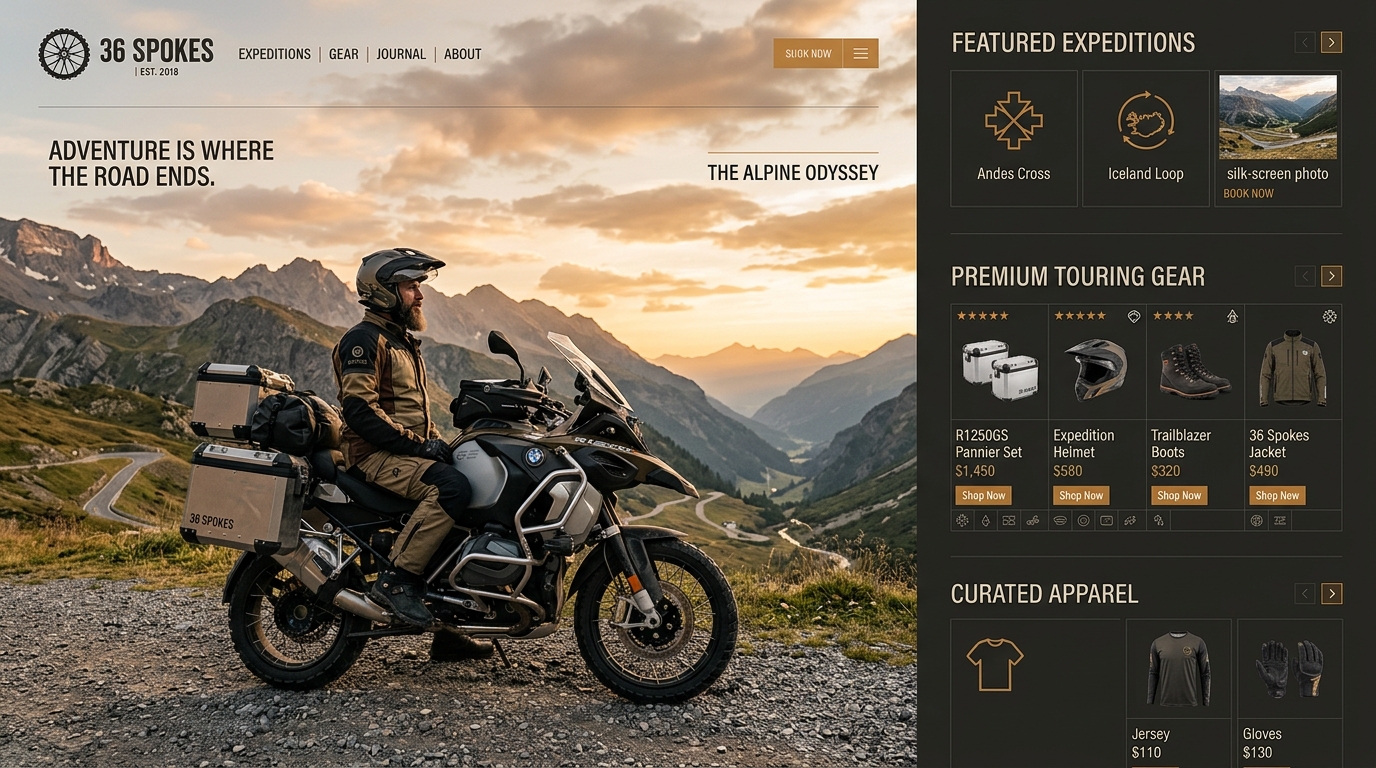36 Spokes interface